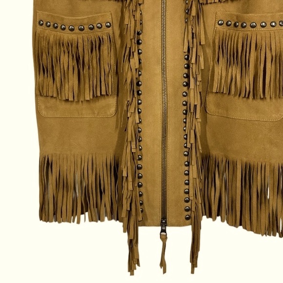 Fringe-tastic Double D Ranchwear Real Suede Fringe Skirt - Picture 10 of 14